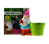 Ceramic Gnome Garden Flower Pot Assorted Colours