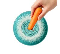 Ceramic Grating Plate, Embossed Kitchen Grater, Onion Grater Bowl for Hobby Cooks, Professional Chefs, Parties, Meals, Everyday Cooking, Motorhome, Apartment, Hotel, Restaurant