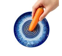 Ceramic Grating Plate, Manual Ginger Grater, Garlic Chopper Plate, for Hobby Cooks, Professional Chefs, Parties, Meals, Everyday Cooking, Motorhome, Apartment, Hotel, Restaurant