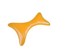 Ceramic Gua Sha Tool for Face & Body, Manual Facial Massage for Lymphatic Drainage, Jaw Lifting, Puffiness Care, Neck Massage for Stress Relief - Home Self Care,Gift for Mum Wife White