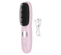 Ceramic Hair Straightener Brush | Cordless USB Rechargeable Ceramic Hair Brush, Hot Comb For Straightening & Styling Hairs, Ideal For Girls, Women, Wife, Girlfriend At Home, Bathroom, Travel, Vacation