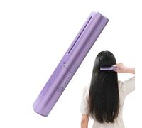Ceramic Hairdressing Comb, Portable USB Rechargeable 3-Tier Hair Straightening Brush, for Travel Holiday Festival Salon Home Wedding Bride Spa Party Summer Quotidi