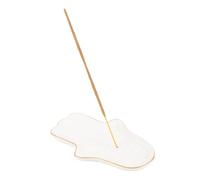 Ceramic Hamsa Hand Incense Holder: Artisan Crafted Décor with Spiritual Symbolism - Fragrance Dispenser for Serene Ambiance & Mindfulness - Ideal Housewarming or Spiritual Gift