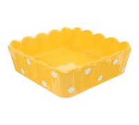 Ceramic Hamster Feeding Bowl for Rabbits and Hamsters Yellow | Easy to Clean, Smooth Surface, Sturdy Build, Small Animal Bowl, Simple Storage, for Daily Feeding Random Color
