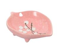 Ceramic Hamster Food Bowl for Small Pets, Pink Feeding Dish