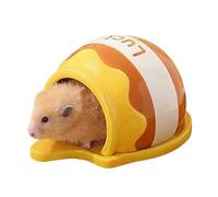 Ceramic Hamster House - Summer Cartoon Hamster Cooling Nest, Cute Appearance Small Animal Pet Nest for Chinchillas, Ceramic Hamster Shelter | Ceramic Nest | Flying Squirrel Hamster Guinea