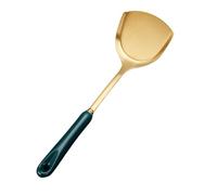 Ceramic Handle Spatula Soup Spoon Stainless Steel Home Cooking Tool Set Colander Kitchen(Spatula)