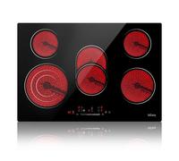 Ceramic Hob, 77cm, 8600W Built-in Electric Glass Ceramic Cooktop, IsEa