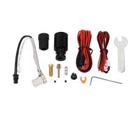 Ceramic Hot End Kit Compatible with 3D Systems CubePro, ProJet 1200, Airwolf 3D, Anet A8, B9Creator, CR 10 Printers - 24V 50W Heating Rod, 0.4mm Brass Nozzle, Bimetallic