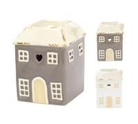 Ceramic House Shaped Essential Oil Wax Melt Tealight Candle Burner Diffuser