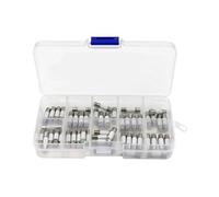 Ceramic Household Mains Fuse, 100PCS Ceramics Fuses Kit In Box Slow Blow 5x20mm T 1A 2A 3.15A 4A 5A 6A 8A 10A 12A 15A/250V 5 * 20 Protective Insurance Tube Set