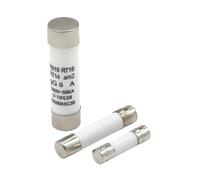 Ceramic Household Mains Fuse, 10pcs Ceramic Fusible 5x20mm 6x30mm 10x38mm Fast Blow Tube Fuses 250/500V 0.5 1 2 3 4 5 6 8 10 15 16 20 32A AMP Fuse(10-10 X 38mm 500v,15 A)