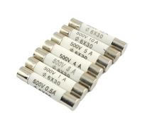 Ceramic Household Mains Fuse, 5pcs Cartridge RO58 6x30mm 500V F 0.5A 1A 2A 3A 4A 5A 6A 8A 10A 13A 15A 16A 20A 25A 30A Fast Blow BS1362 6 * 30mm(30A 500V)