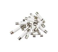 Ceramic Household Mains Fuse, Ceramic Household Mains Fuse 5x20/6x30mm 250V Fast Blow 0.5A-30A 50 Pcs(3A)