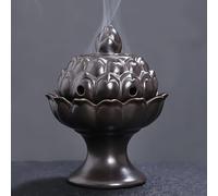 Ceramic Incense Burner for Frankincense, Bakhoor, Charcoal, Cone and Tower Incense - Accessories for Meditation and Aromatherapy