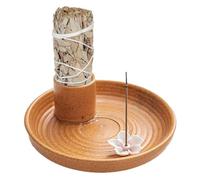 Ceramic Incense Burner | Incense Stick Holder Ceramic | Burning Incense Holder for Home Decor, Holder Ash Catcher for Meditation Yoga Room