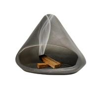 Ceramic Incense Burner Santo Sticks Holder | Decorative Modern Palos Santo Holder Smudge Ash Catcher with Chimney | Multifunctional Incense and Candle Holder for Meditation(A)