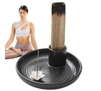 Ceramic Incense Holder, Sage Incense Holder for Burning - Ceramic Burner Candle Holder,Incense Holder for Home Decor, Ash Catcher for Desk, This