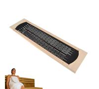 Ceramic Infrared Sauna Heater Tube, Heating Panel for Home Spa, 350W Steam Room Infrared Heater Pipe with Guard, Sauna Heating Accessories, for Home, Hotel, Swimming Pool(1pcs)
