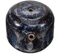 Ceramic Ink Dropper Calligraphy Water Container Traditional Porcelain Azure Coating Multi-Shape Design Sturdy Brush Washer for Chinese Painting Art Supplies and Calligraphy