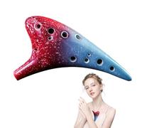 Ceramic Instrument Viola C 12 Holes Colorful Ceramic Classical Musical Instrument Alto C for Kids Adult Beginner