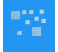 Ceramic Insulation Board, Ultra Thin Heat Sink Gasket, High Temperature Resistant Insulation Substrate Ceramic Sheet 1pc(120x120x0.5mm)