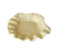 Ceramic Jewelry Plate Home Accessories Trays Big Shell Plate~Relief Ceramic Shaped Storage Plate Fruit Dessert Trinket Dish(Color 4)