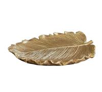 Ceramic Jewelry Plate Jewelry Tray Leaf Shaped Dish | Towel Plate Gold Trinket Small Rings Holder For Necklaces Keys