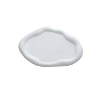 Ceramic Jewelry Storage Disk, Display Shelf, Aroma Candle Tray, Photography Props, Home Decoration for Necklace, Bracelet(Oval(24x16cm))