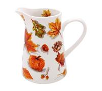 Ceramic Jug Water 500ml Juice Beverage Pitcher Autumn Fall Theme Leaf Nature