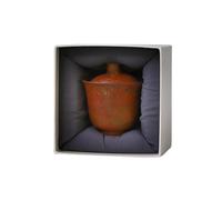 Ceramic kiln changed pomegranate red three talents to cover the bowl. Chinese household scalding-pomegranate red-cover the bowl (box)