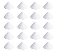 Ceramic Kiln Stilts Set 20 Pack, Aluminum Oxide Firing Support Cones, Pottery Glazing Tools Triangle Setters, Professional Ceramics Supplies for Studio Workshop