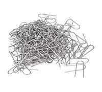 Ceramic Kiln U Hooks 200 Pcs Nichrome Wire Jump Rings High Temp Alloy for Pendants Jewelry Glass Melting
