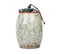 Ceramic Kitchen Storage Jars with Lids, Vintage Tea Caddy Sugar Canisters
