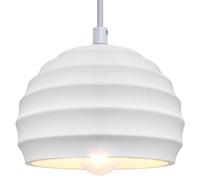Ceramic Lamp Shade Pendant Ceiling Light White Paintable Gypsum Twist Pattern K411