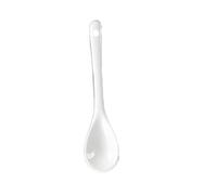 Ceramic Latte Spoons Long Handle, Long Coffee Spoons for Espresso, Tea, Desserts, Ice Cream, Hot Chocolate, Long Handled Teaspoons(12cm)