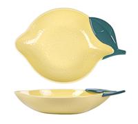Ceramic lemon modeling plate home exquisite personality creativity-lemon