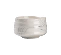 Ceramic matcha bowl CHiATO Chawan Cloud Mist - White / Greyish blue