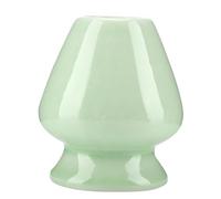 Ceramic Matcha Whisk Stand, Holder for Chasen, Tea Set Accessories, Ideal for Matcha Tea Preparation and Serving - 1Pc (Green)