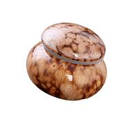 Ceramic Memorial Urn Cremation Box for Loved Pet and Cherished Person Delicate Keepsakes Remembrances Gift Small Pet Ashes Container