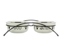 NEW Trixie Ceramic Twin Pet & Dog Bowls For Food & Water Raised On Feet