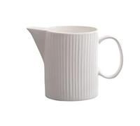 Ceramic Milk Frothing Pitcher, Solid Color Milk Cup,Coffee Shop Milk Pot for Sauce Creamer Maple Syrup Latte Milk Frother Cup(Style 4)