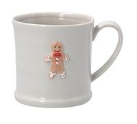 Ceramic Mini Mug by gisela graham Gingerbread Man Design
