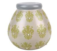 Ceramic Money Pot Smash Money Box Savings Jar Adults - Fleur De LYS
