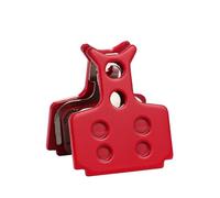 Ceramic Mountain Bike Brake Pads, 4 Pairs Quiet Heat Dissipation for Formula R1 R1R RO RX T1 Mega CR3 C1, Red