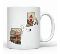 Ceramic Mug Arizona and Rhode Island Tea Cup