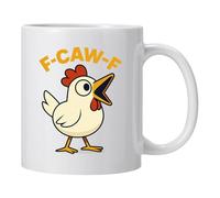 Ceramic Mug, Ceramic 330 ml Funny Chicken Mug - Rooster Tea Mug - Suitable for Coffee Tea Milk Hot Cocoa Birthday Gift for Men and Colleagues
