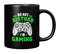 Ceramic Mug Do Not Disturb I'm Gaming Gamer Coffee Mug 330Ml | Ceramic Mug Eco-Friendly Anti-Slip Ceramics Coffee Mugs For Daily Wedding Work Bone China Mugs