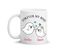 Ceramic Mug Forever My Boo Bone China Mugs 330Ml | Ceramic Mug Anti-Slip Safe Coffee Mug For Office Work Gifts Ceramics Coffee Mugs