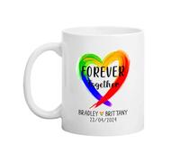 Ceramic Mug Forever Together Ceramics Cup 330Ml | Ceramic Mug Thickened Premium Bone China Mugs For Office Wedding Gifts Ceramics Coffee Mugs